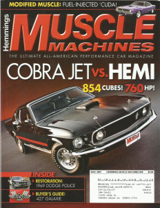 HEMMINGS MUSCLE MACHINES 2007 MAY - #44 - HEMI v 428CJ